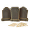 Customisable Gravestone Sign Decorations - 30cm - Pack of 3