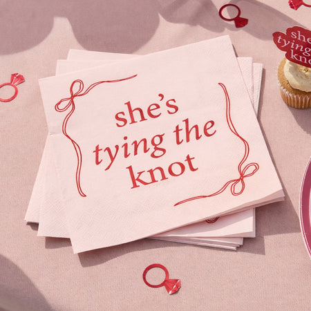 She's Tying The Knot Paper Napkins - Pack of 16