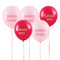 Pink and Red Hen Party Latex Balloons - 12
