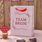 Pink Team Bride Bows Hen Party Bags - Pack of 5