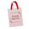 Pink Team Bride Bows Hen Party Bags - Pack of 5