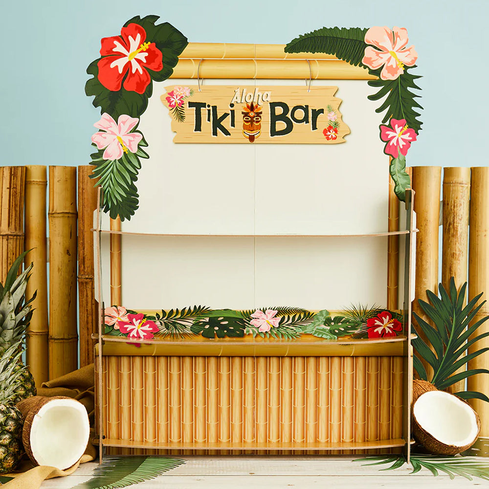 Tropical Tiki Bar Drinks Stand