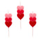 Stacked Hearts Candles - Pack of 5