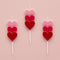 Stacked Hearts Candles - Pack of 5