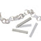White & Gold Scallop Edge Paper Chains - Pack of 48