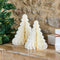 White Honeycomb Christmas Trees - Pack of 2
