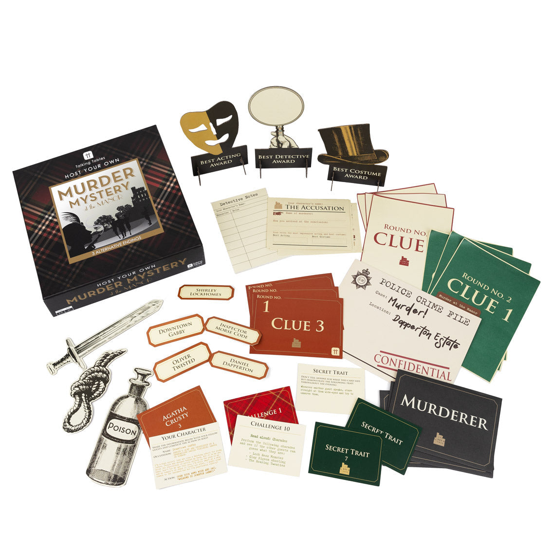 Host Your Own Murder Mystery At The Manor Game