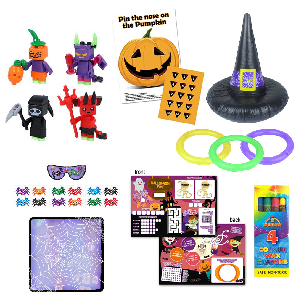 Halloween Games and Activities Pack for 4
