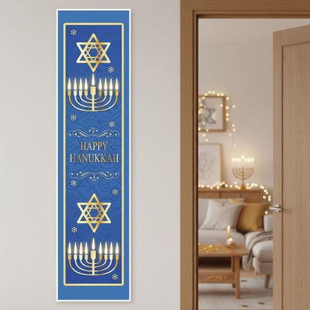 Hanukkah Portrait Wall & Door Banner Decoration - 1.2m