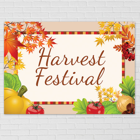 Harvest Festival Poster - A3