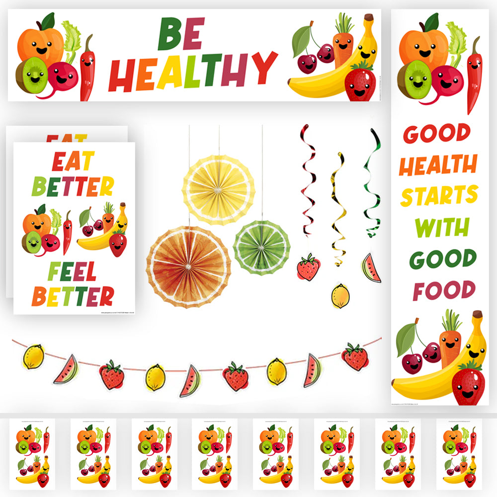 Healthy Eating Decoration Pack