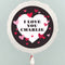 Hearts and Text Personalised Love Photo Balloon (Non Inflated)