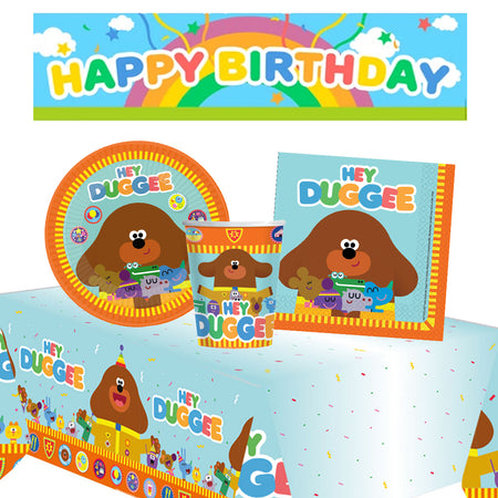 Hey Duggee Tableware Pack For 8 With FREE Banner