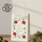 Holly & Poinsettia Christmas Personalised Paper Party Bags - Pack of 12