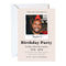 Personalised Polaroid Photo Beige Invite - Pack of 16