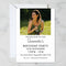 Personalised Simple Photo White and Black Invite - Pack of 16