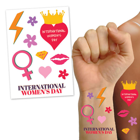 International Women's Day Tattoos - Sheet Of 10