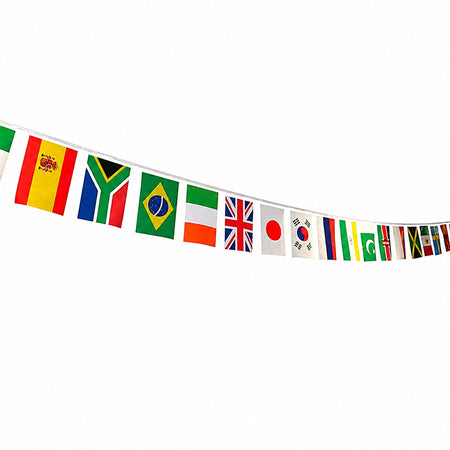 International World Flag PVC Bunting - 25 Flags - 7m