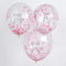 Baby Shower Pink Ready To Pop Latex Confetti Balloons - 12