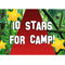 Jungle Celebrity 10 Stars for Camp Poster - A3