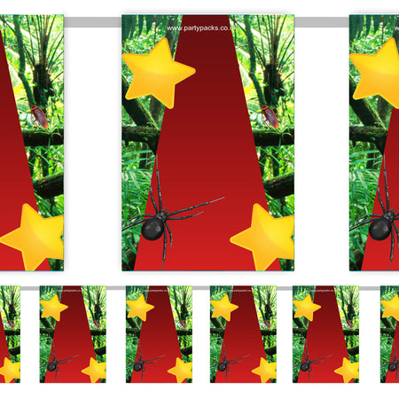 Jungle Celebrity Paper Bunting Decoration - 1.2m 