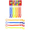 Spiral Keychain with Clip - Assorted Colours - 23cm - Each