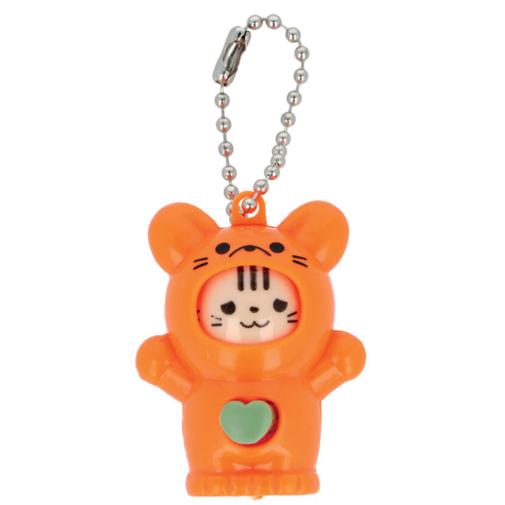 Cute Animal Keychains with Changing Faces - Assorted Designs - 4.3cm - Each