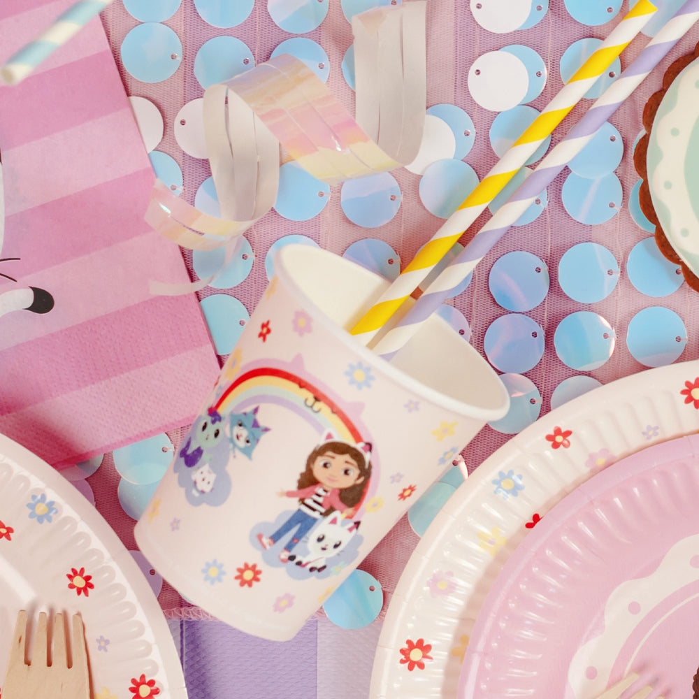 Gabby's Dollhouse Paper Cups - 250ml - Pack of 6