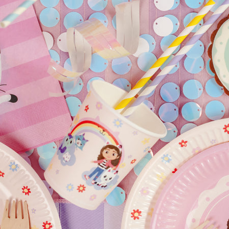 Gabby's Dollhouse Paper Cups - 250ml - Pack of 6