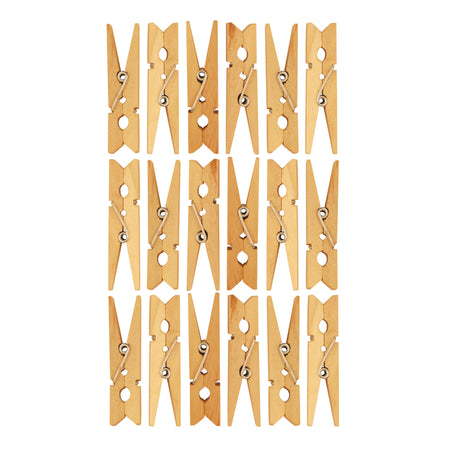 Wooden Pegs - Pack of 18
