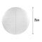 White Paper Lantern - 35cm - Each