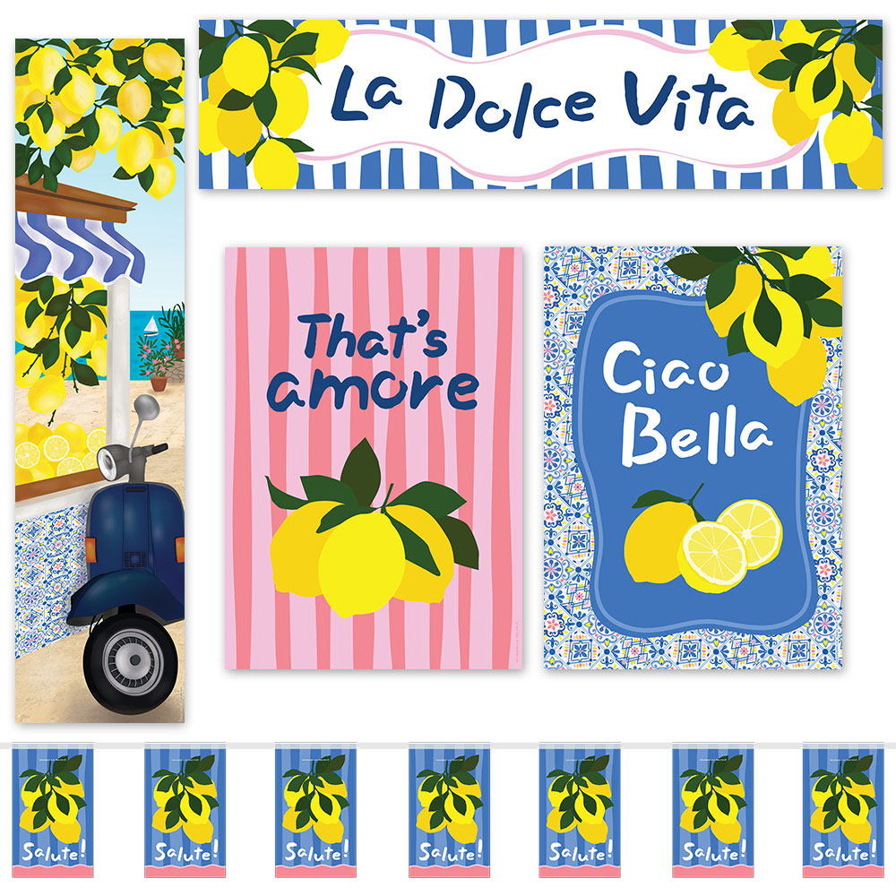 La Dolce Lemon Paper Decoration Pack