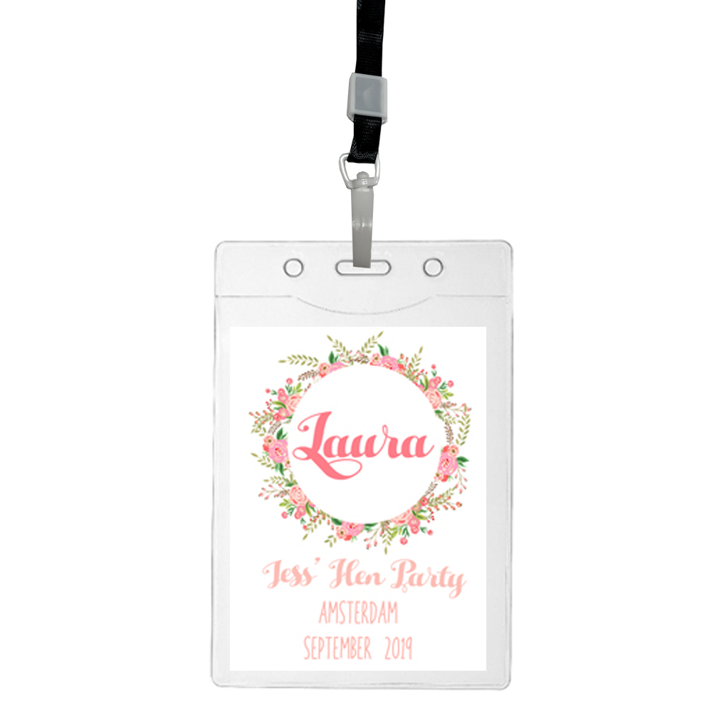 Personalised Lanyard - Boho - Pack of 10