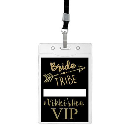 Personalised Lanyard - Bride Tribe - Pack of 10