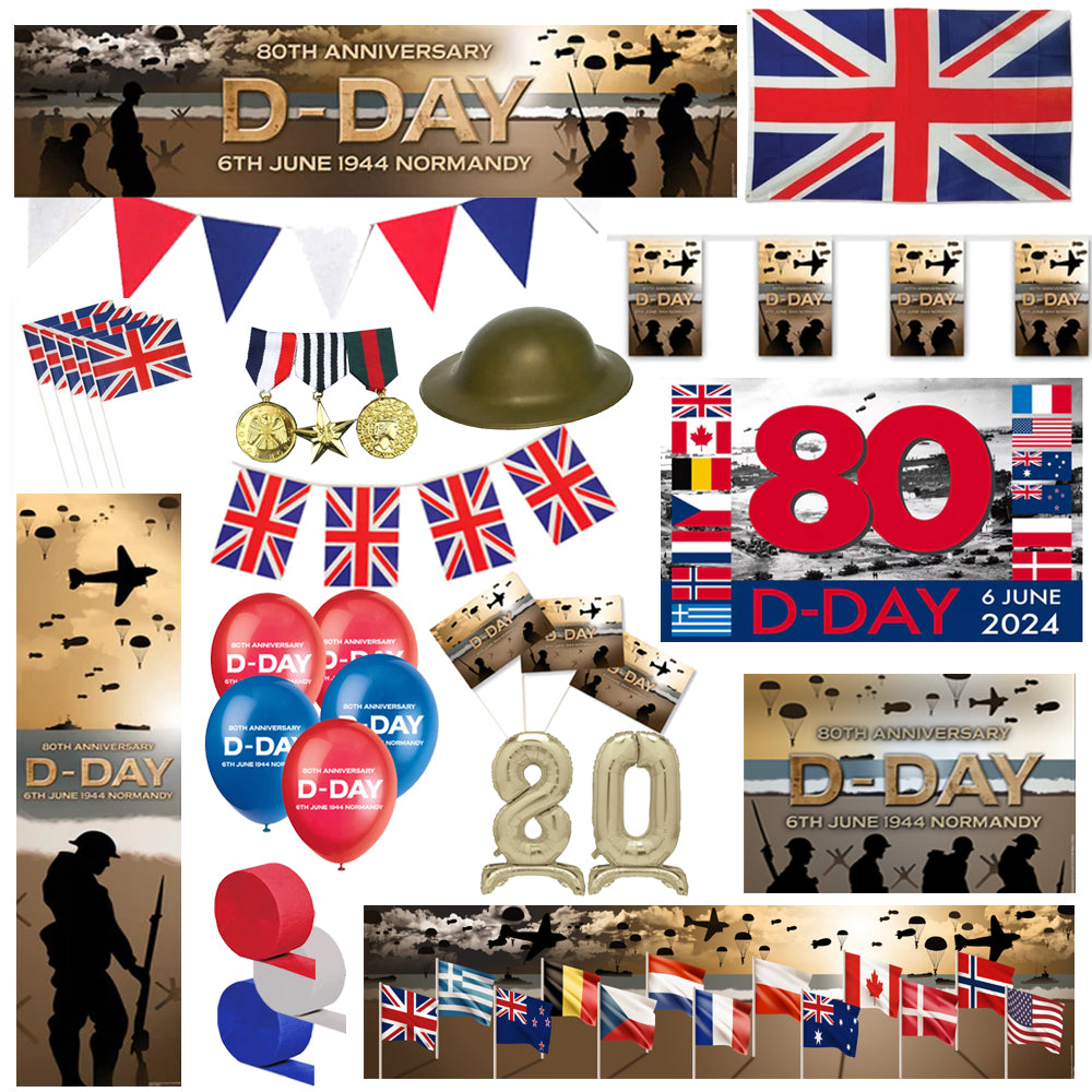 Large D-Day 80th Anniversary Decoration and Accessory Pack