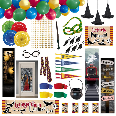 Large Wizard Houses Decoration and Accessory Party Pack