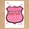 The Last Rodeo Howdy Hens Poster - A3