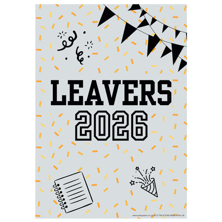 Leavers 2026 Poster Decoration - A3