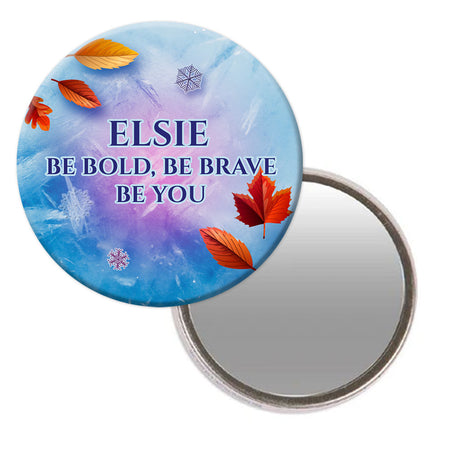 Let It Go Personalised Pocket Mirror - 58mm - Each
