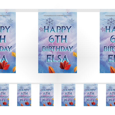 Let it Go Personalised Bunting – 3m