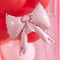 Small Pink Bow Foil Balloons - 10