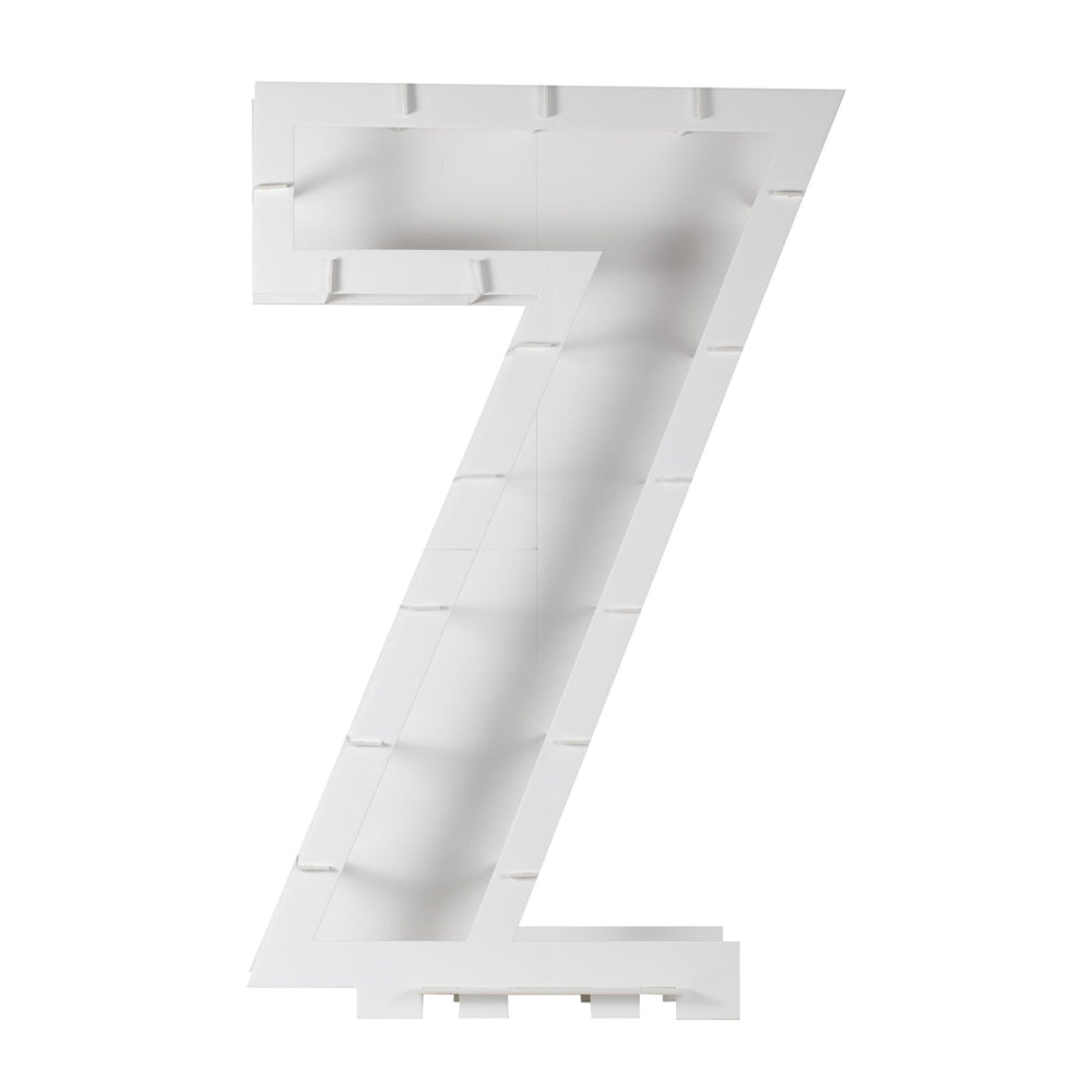 Balloon Mosaic Number Stand 7 - 81cm
