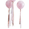 Rose Gold and Pink Balloon Tail Streamers - 14m