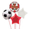 Inflated United Fan Football Balloon Bundle in a Box