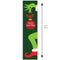 Mean Green Christmas Portrait Banner - 30cm x 120cm