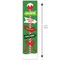 Mean Green Christmas Signpost Banner - 30cm x 120cm