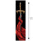 Medieval Sword Portrait Banner - 30cm x 120cm