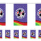 Football Take Over 2026 Paper Bunting Decoration - 2.4m