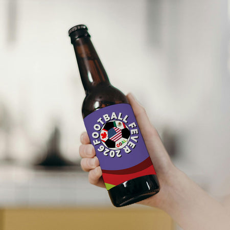 Football Fever 2026 Beer Bottle Labels - Sheet of 4