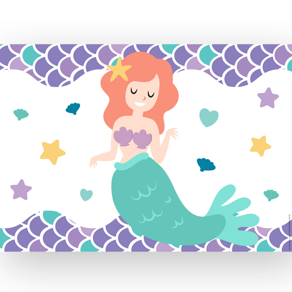 Mermaid Poster Decoration - A3